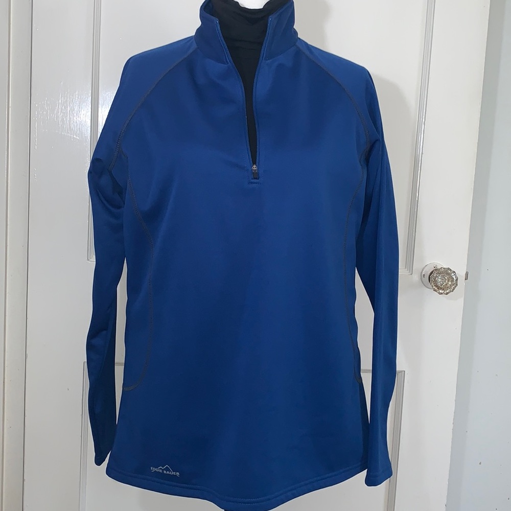 Eddie Bauer Blue Fleece Pullover Size XL NWOT